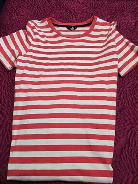 Joules Liberty Poppy Size 8 Striped Short Sleeve Dress